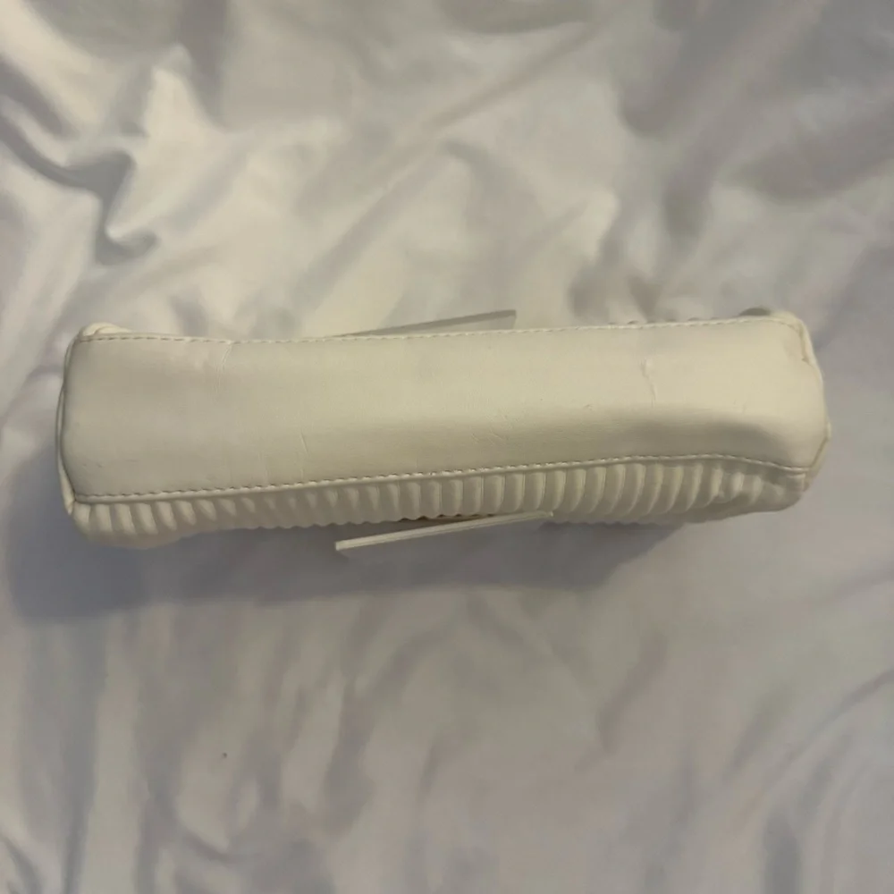 NWOT Bvlgari Faux Leather Fluted Cosmetic Bag